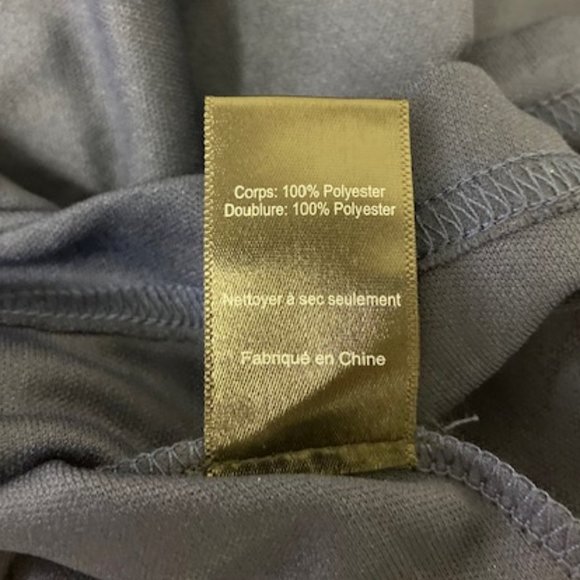 NWOT Astr Lace Fit & Flare V-Neck Dress in Navy Blue Size M - Picture 9 of 10